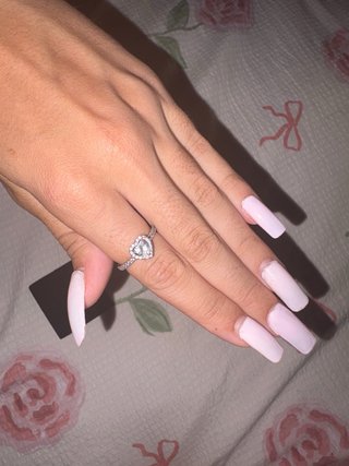 Anillo Pandora Corazón Circonita Plata