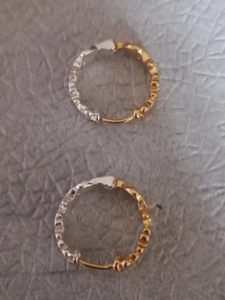Aros Tous Bicolor Oro y Plata