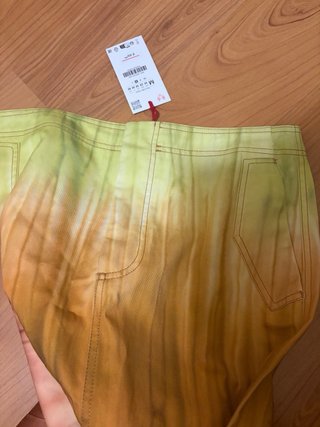 Falda midi Zara tie dye talla M