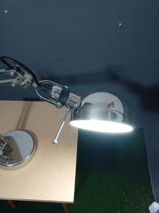 Lámpara de escritorio Inox Lux