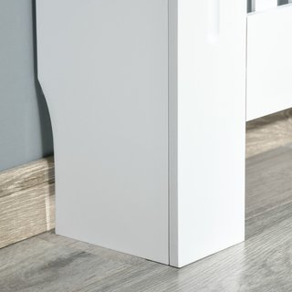 Cubretérmico de Madera Blanca para Radiadores y Ca