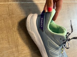 Zapatillas deportivas chica azul y verde