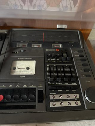 Tocadiscos Vintage Hi-Fi Stereo System