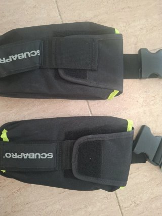 2 Lastres SCUBAPRO para chaleco buceo