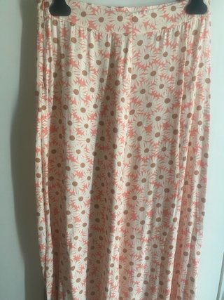 Falda Mango Talla S Estampado Floral