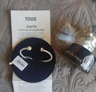 Pulsera Tous esclava oso y perla