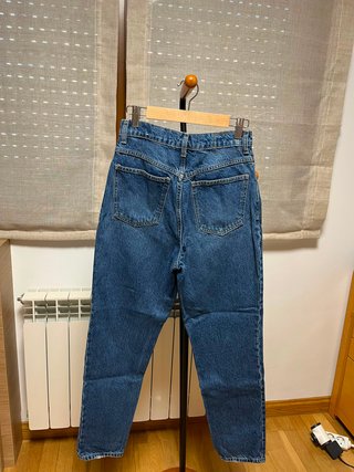 Vaqueros Mango Mom Talla 36 Cintura Alta
