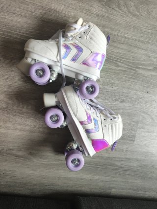 Patines 4 Ruedas Oxelo Blancos talla 36