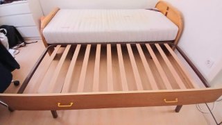 Cama nido 90cm + escritorio madera