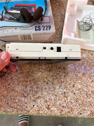 Reproductor Cassette CROWN CS-22P con Radio AM/FM