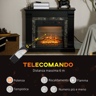 Camino Eléctrico de Suelo con Temporizador, Llama