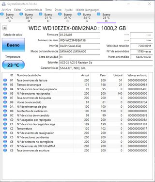 Disco Duro WD 1TB SATA WD10EZEX