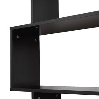 Librería de Diseño, Librería de Pared Negra, 6 Est