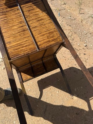 6 Sillas Antiguas Madera y Metal