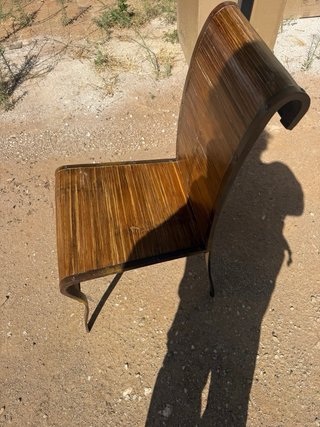 6 Sillas Antiguas Madera y Metal