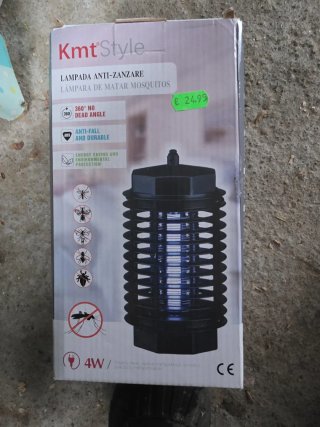 Lámpara Antimosquitos Kmt Style 4W