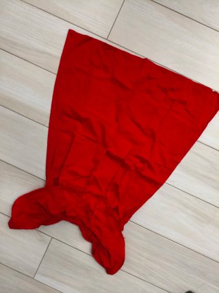 Vestito donna elegante rosso tessuto fresco