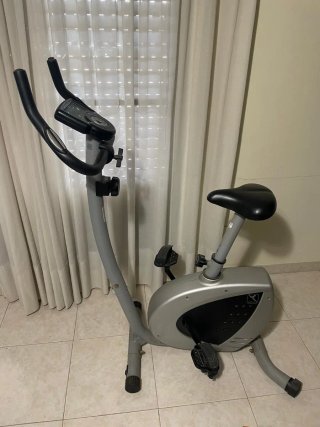 Bicicleta Estática Gris