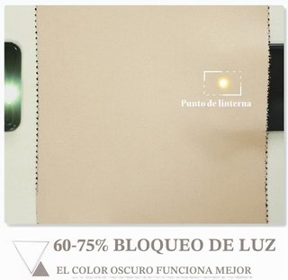 Cortinas opacas beige 140x145