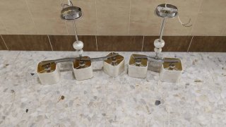 Juego lámparas de salón