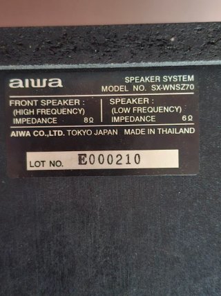 Altavoces Aiwa con Subwoofer Integrado