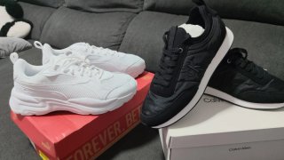 Lote 2 pares zapatillas Calvin Klein y Puma