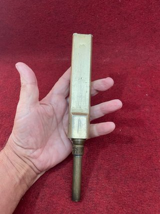 Antiguo termómetro  marino de bronce
