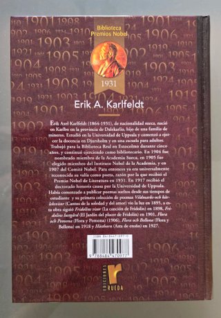 Lote 3 libros Premios Nobel – Rueda – Tapa dura –