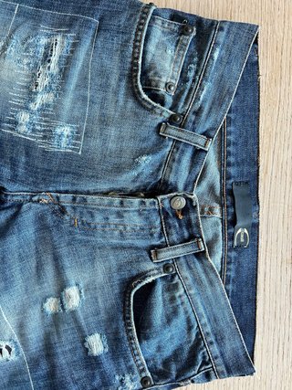 Jeans Just Cavalli strappati patch W30 IT44