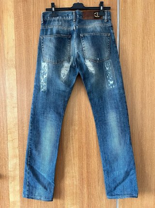 Jeans Just Cavalli strappati patch W30 IT44