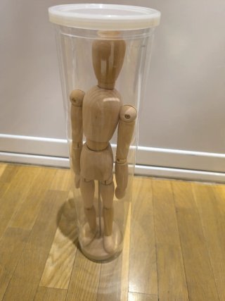 Maniquí de madera para artista