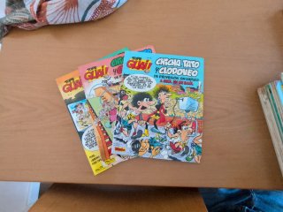 Lote de 3 cómics Chicha, Tato y Clodoveo