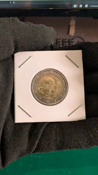 Moneda 2 Euros Italia 2014 Galileo Galilei