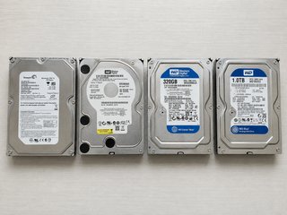 Lote 4 discos duros Seagate y WD