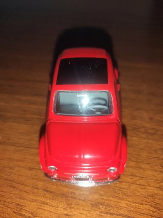 Fiat 500 Burago 1/43 Rossa/Red