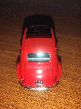 Fiat 500 Burago 1/43 Rossa/Red