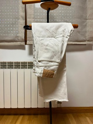 Vaqueros Zara rectos crudos Talla S