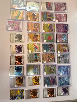 Lote 36 cartas Pokémon EX y Full Art