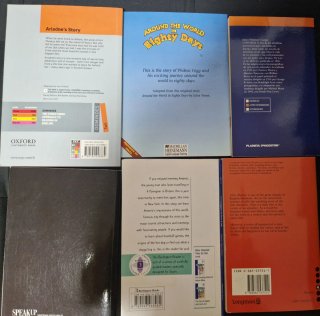 6 libros inglés