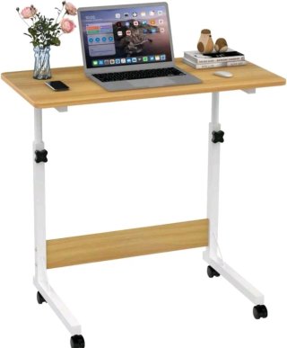 Escritorio blanco plegable para trabajo