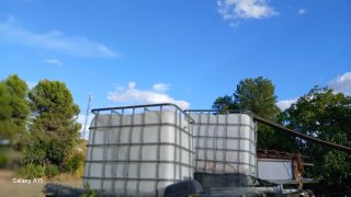 Contenedores IBC 1000L con jaula metálica