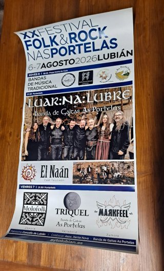 Cartel XX Festival Folk&Rock Nas Portelas