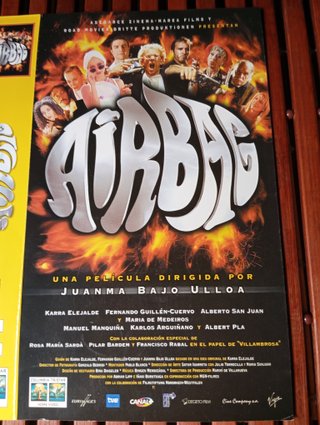 Carátula De La Película Airbag VHS 1997 + Marco