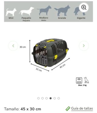 Transportín Perros y Gatos Pequeños