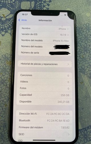 LEER iphone XS Max 256GB Space Gray