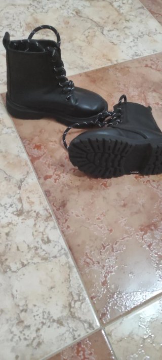 Botas niña/niño negras 28