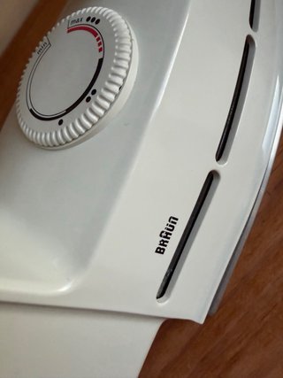 Plancha Braun Vintage Blanca