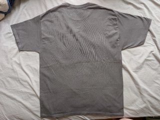 Camiseta gris de comida talla L