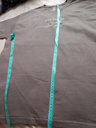 Camiseta gris de comida talla L