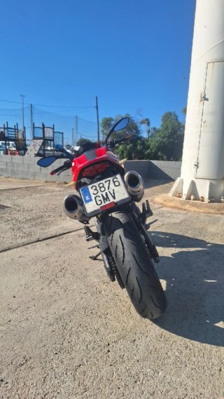 Ducati Monster 696 Roja y Dorada